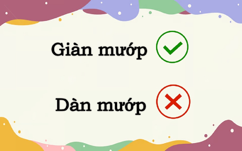 Dàn mướp hay giàn mướp đúng chính tả?