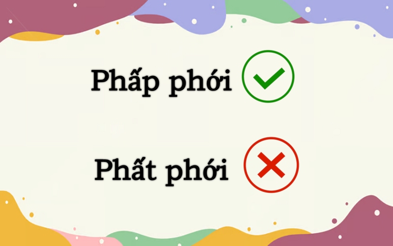 Phất phới hay phấp phới đúng chính tả?